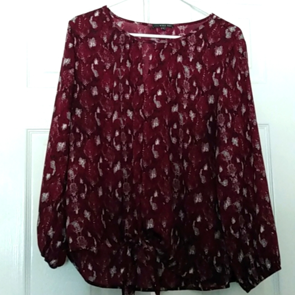 West Kei, L, burgundy